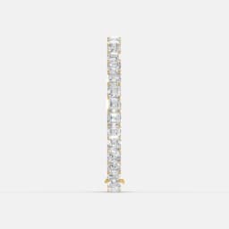 Emerald-Cut Diamond Tennis Bracelet - View 3