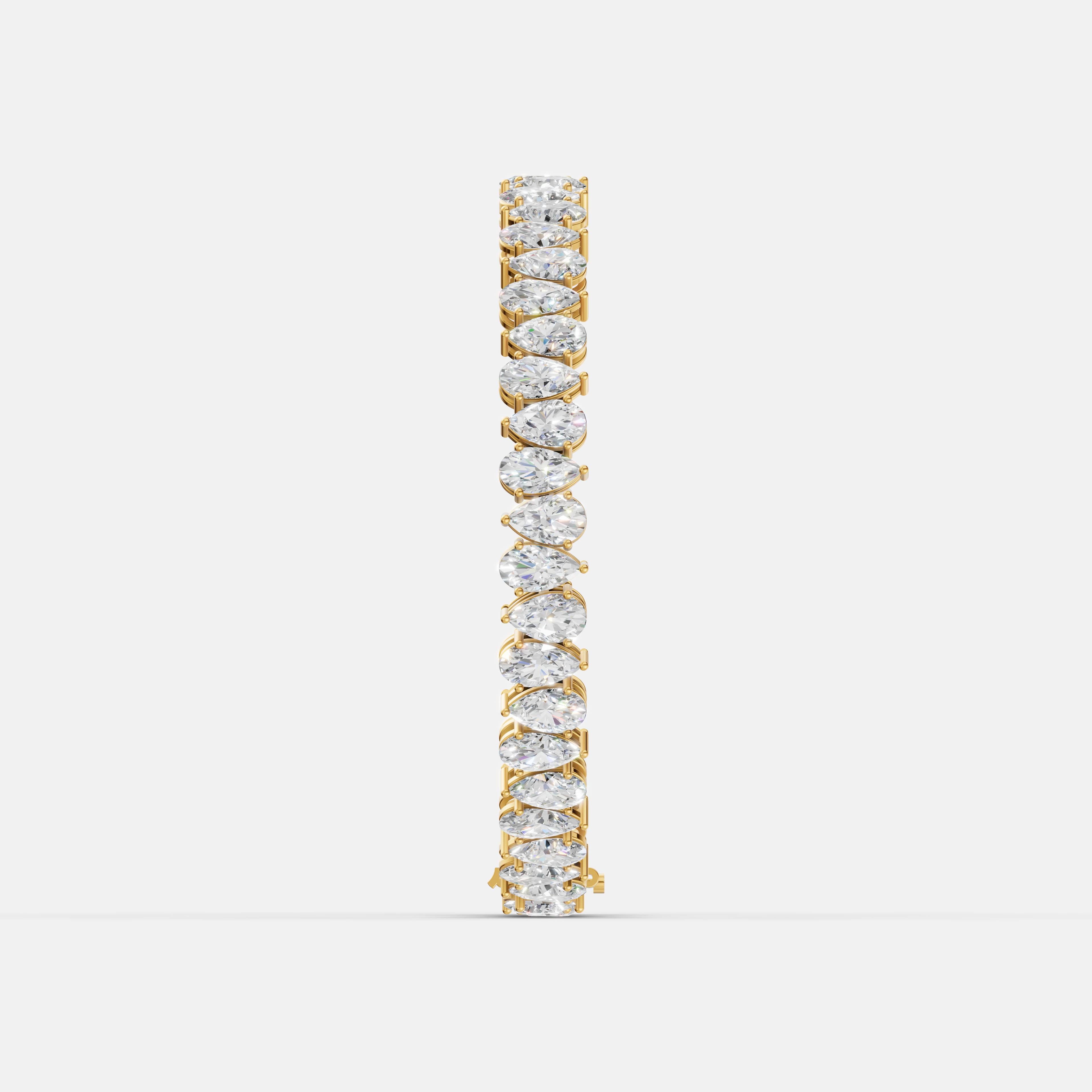 Celestial Pear Diamond Bracelet - 3