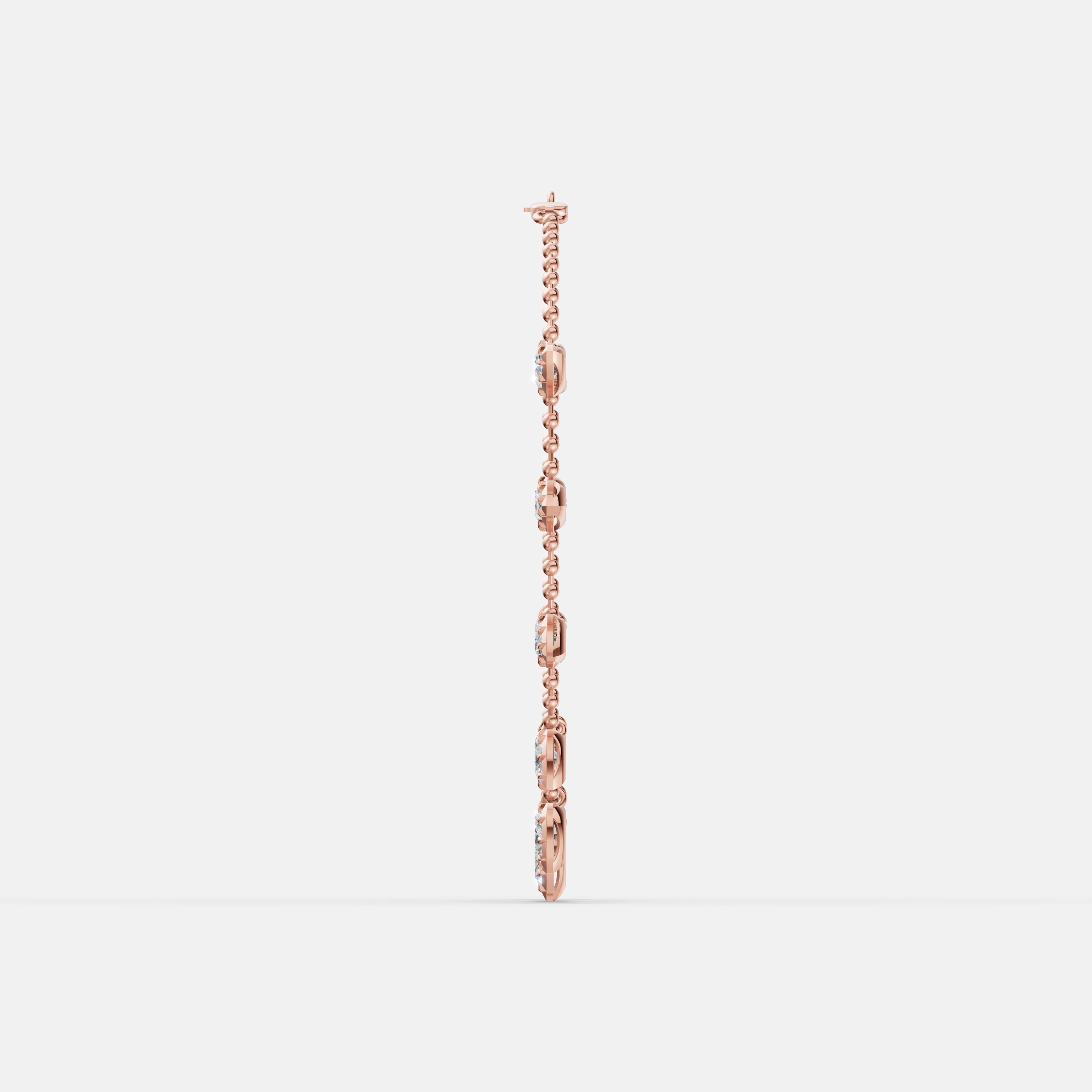Pear Drop Charm Bracelet - 3