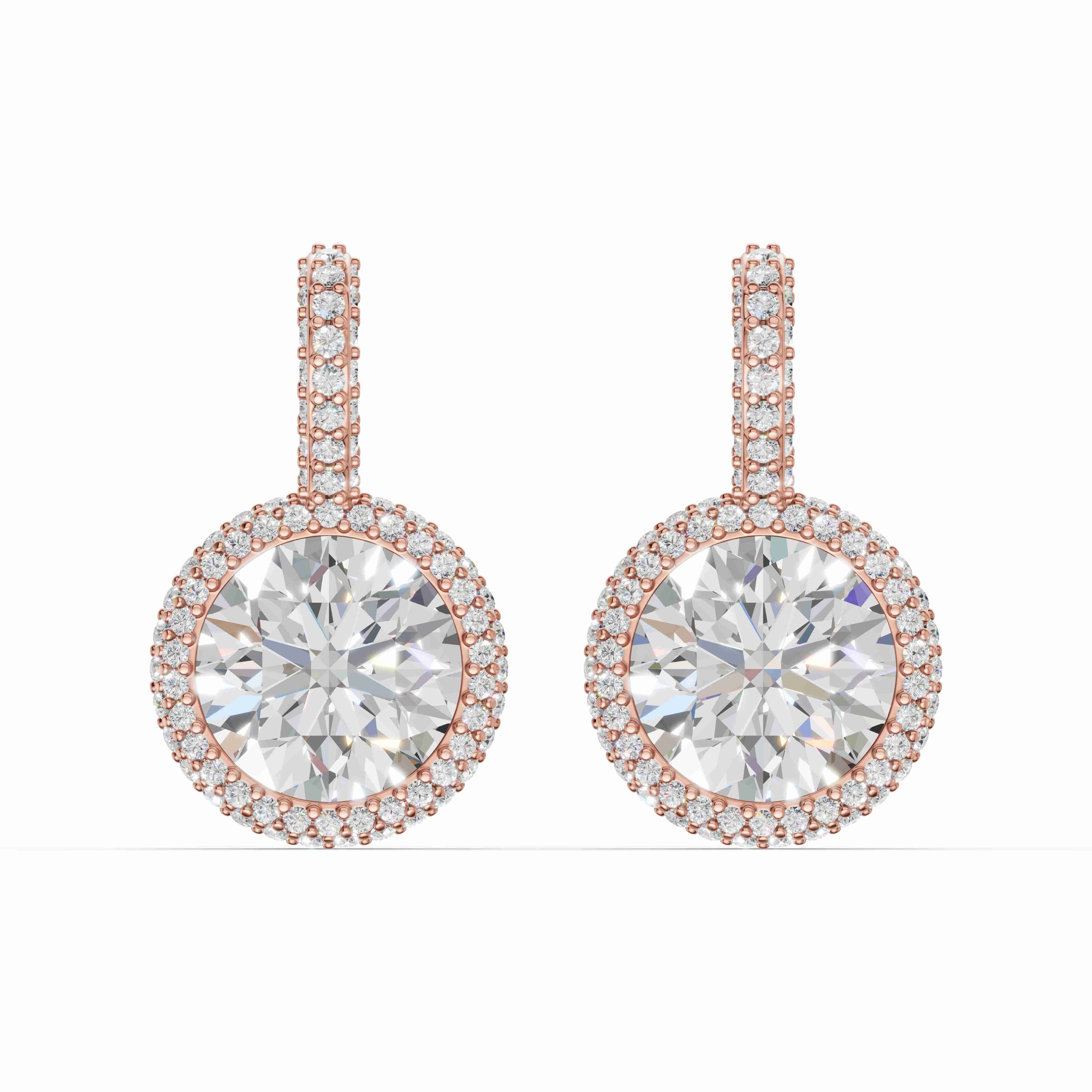 Royal Halo Diamond Drops - 1