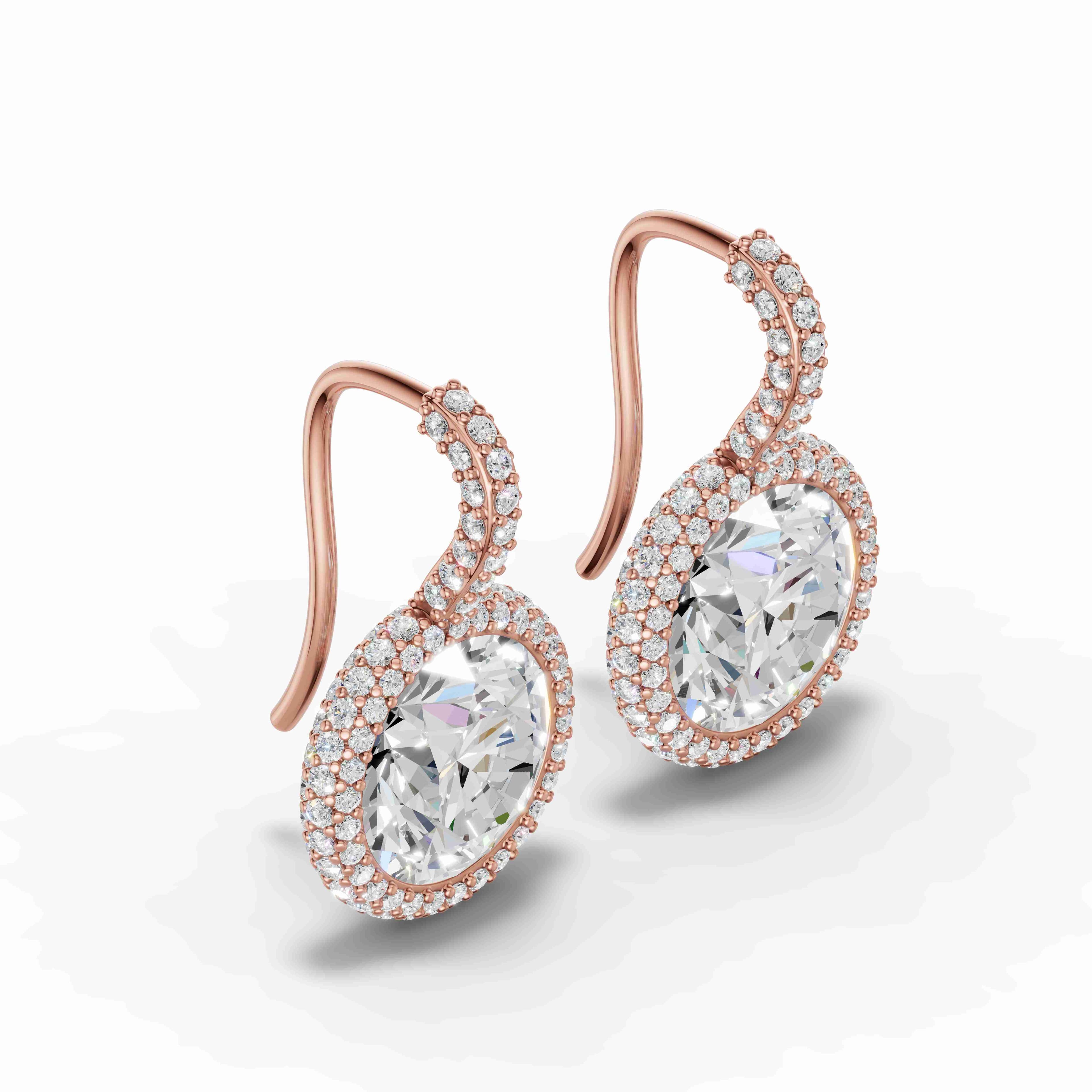 Royal Halo Diamond Drops - 2