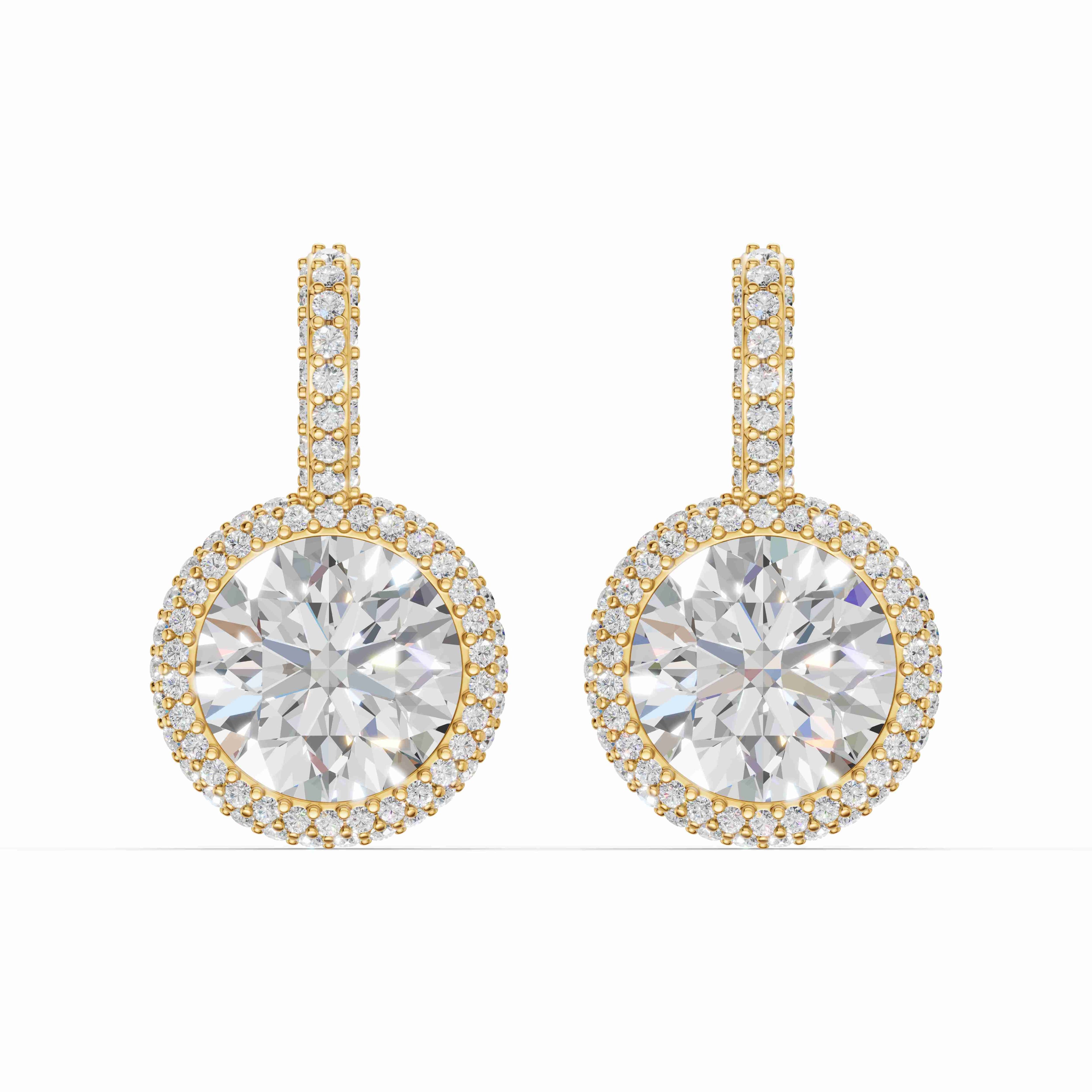 Royal Halo Diamond Drops