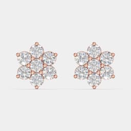 Bloom Diamond Studs - View 1