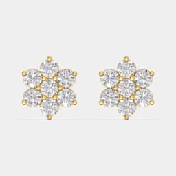 Bloom Diamond Studs - View 1