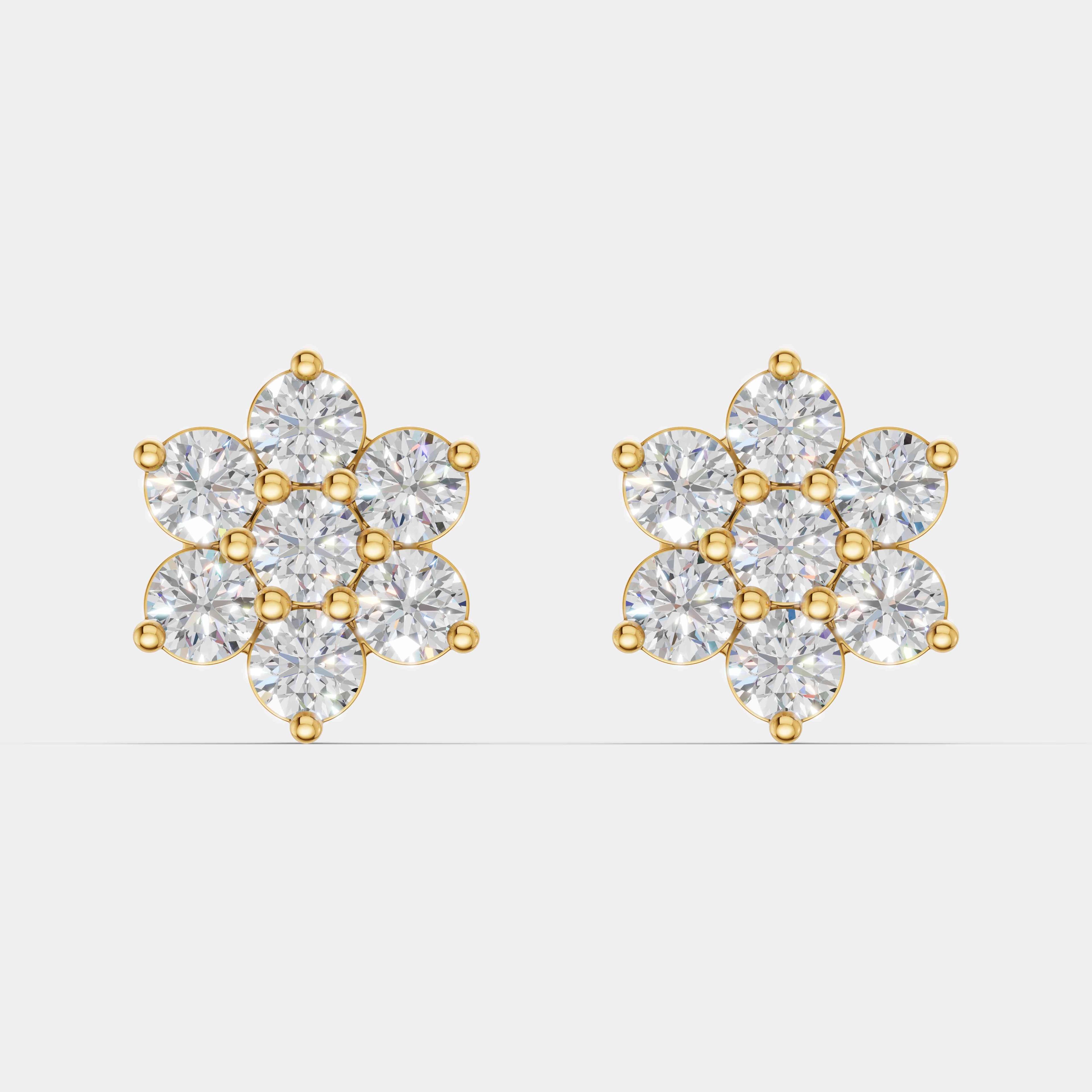 Bloom Diamond Studs