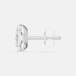 Classic Oval Diamond Studs - View 4