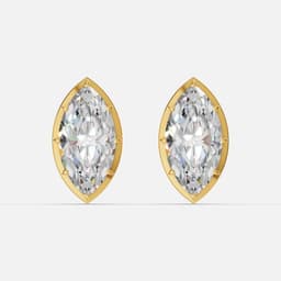 Classic Marquise Diamond Studs - View 1