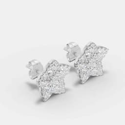 Petal Glow Diamond Studs - View 2