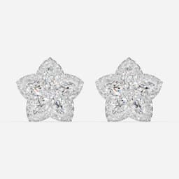 Petal Glow Diamond Studs - View 1