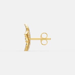 Petal Glow Diamond Studs - View 4