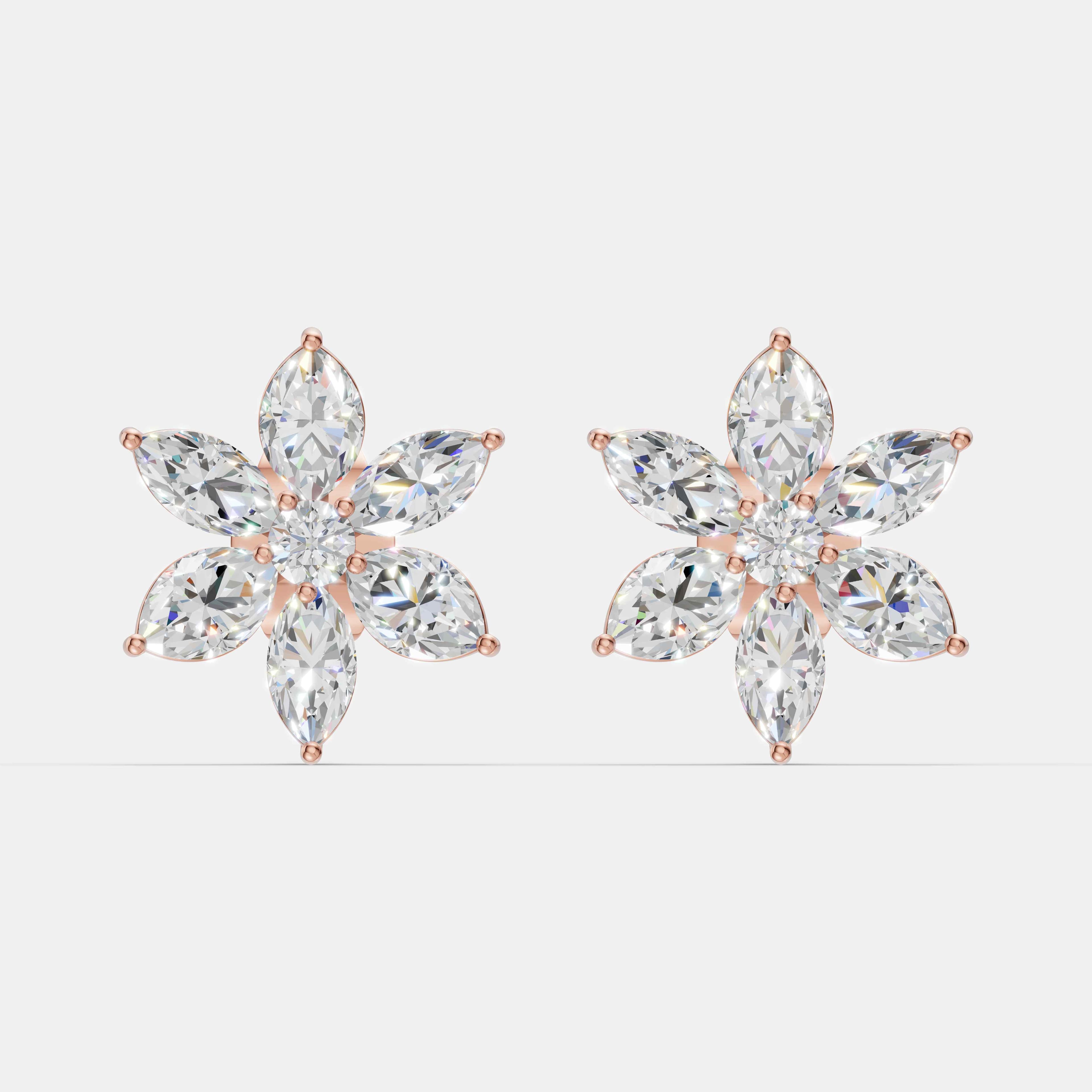 Azure Bloom Studs