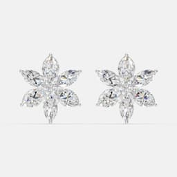 Azure Bloom Studs - View 1