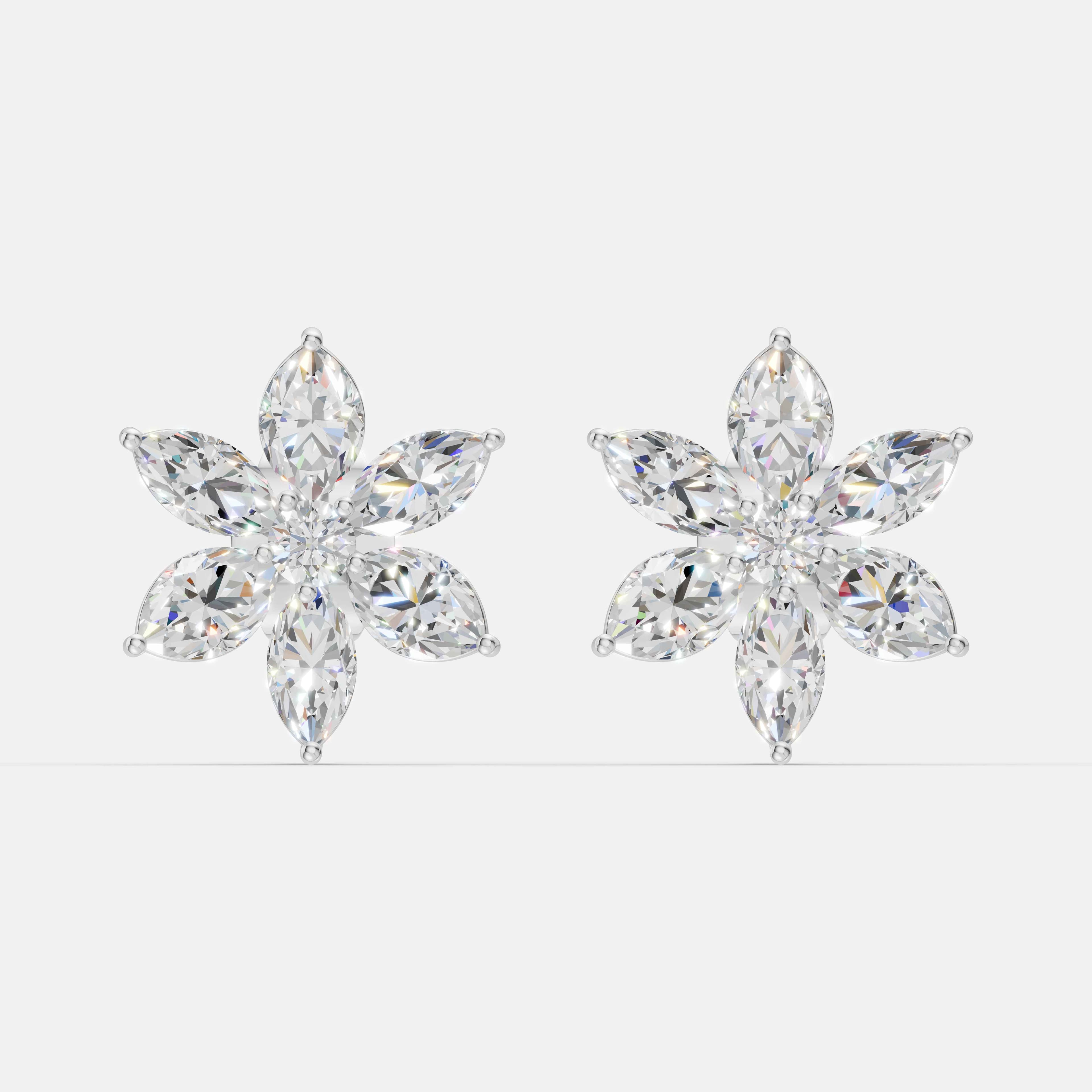 Azure Bloom Studs - 1