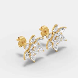 Opulent Pear Studs - View 2