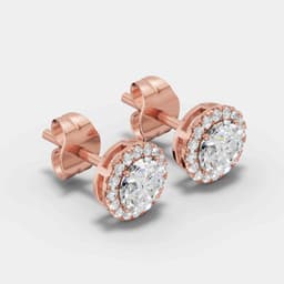 Aura Diamond Studs - View 2