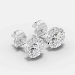 Aura Diamond Studs - View 2