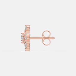 Celeste Bloom Diamond Studs - View 4