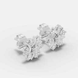 Celeste Bloom Diamond Studs - View 2