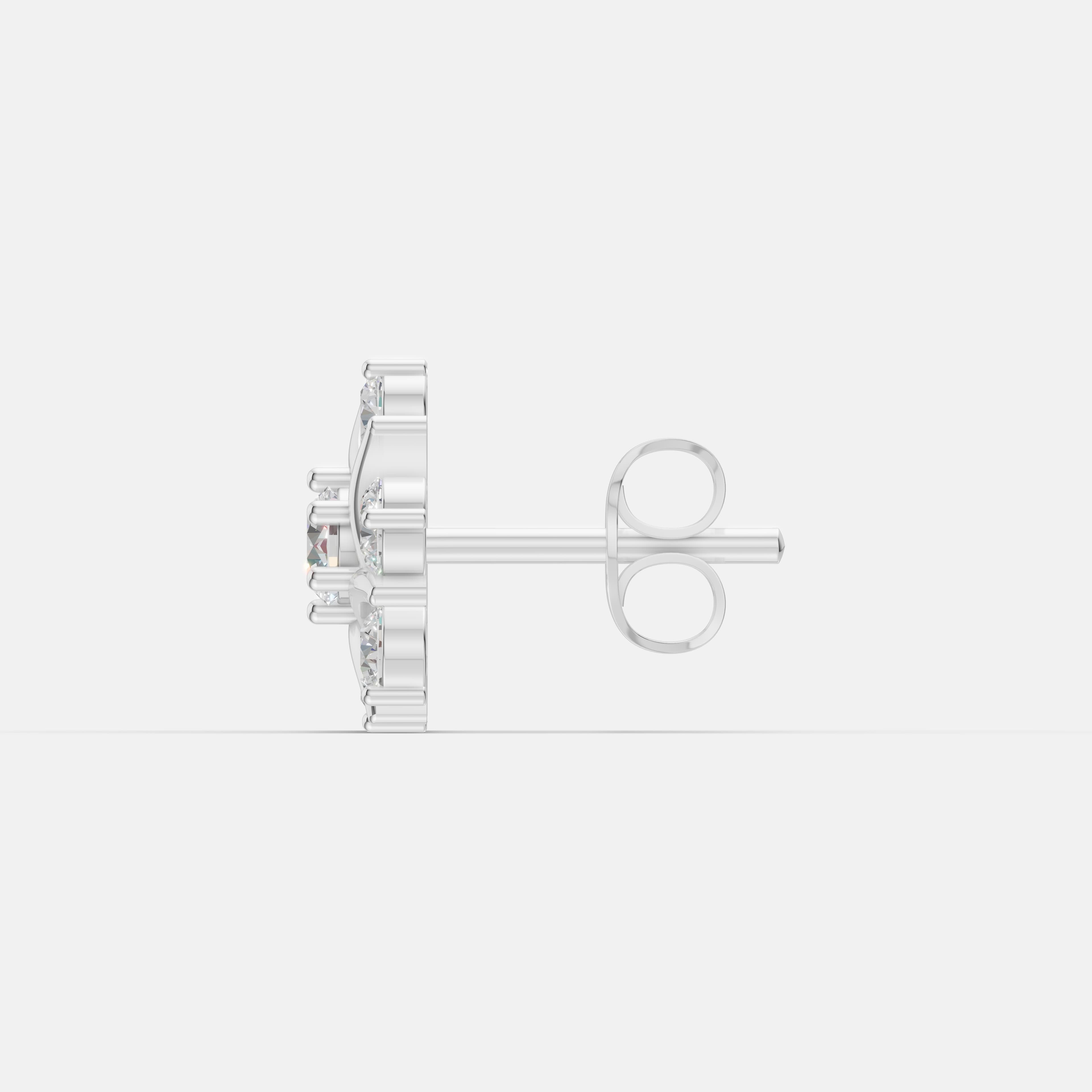 Celeste Bloom Diamond Studs - 4