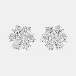 Celeste Bloom Diamond Studs - View 1