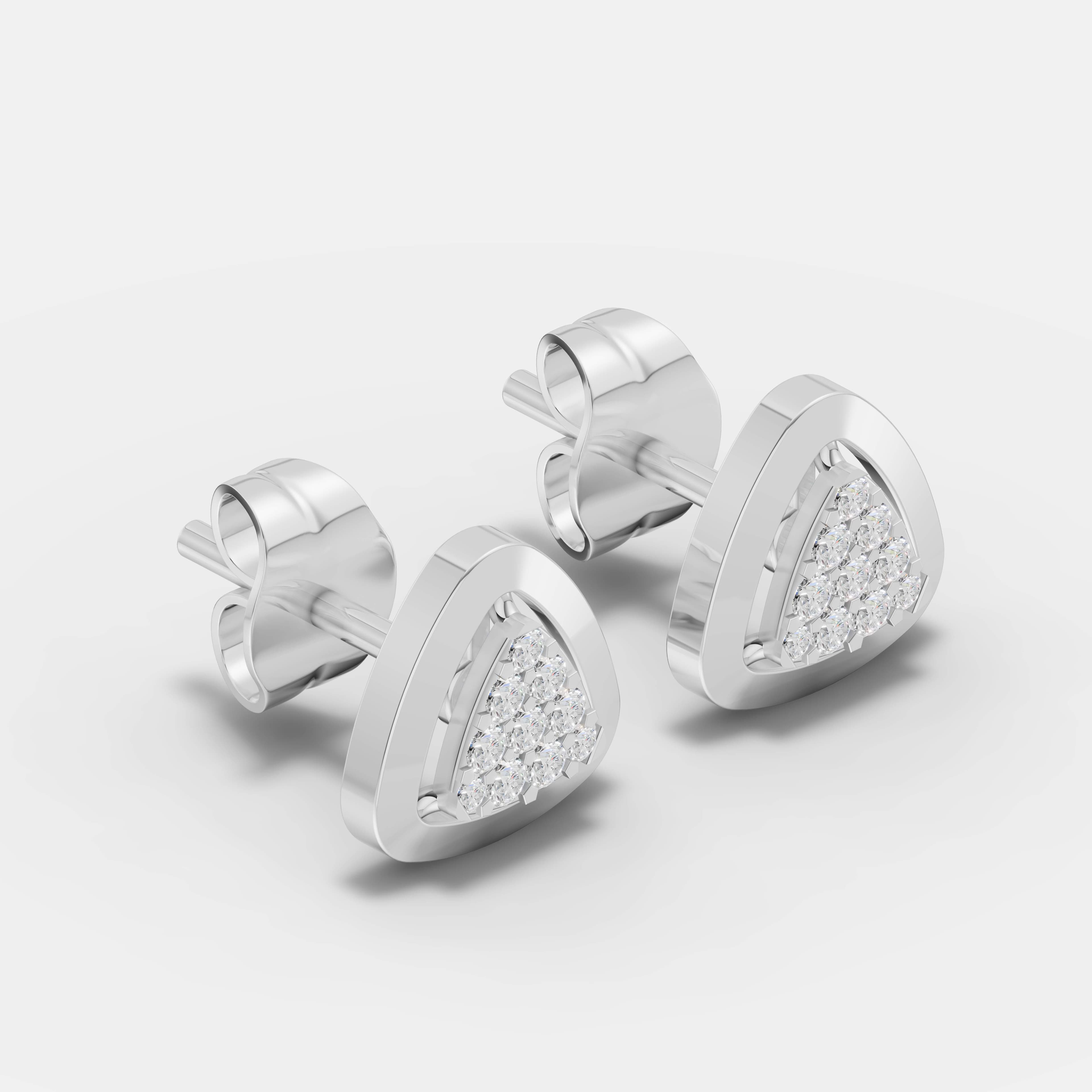 Trinity Diamond Studs - 2