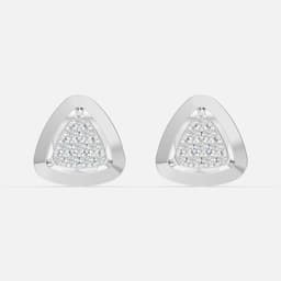 Trinity Diamond Studs - View 1