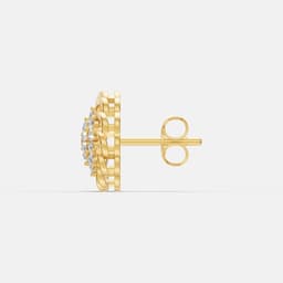 Aurelis Swirl Diamond Studs - View 4