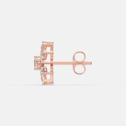 Noctra Eight-Point Diamond Studs - View 4