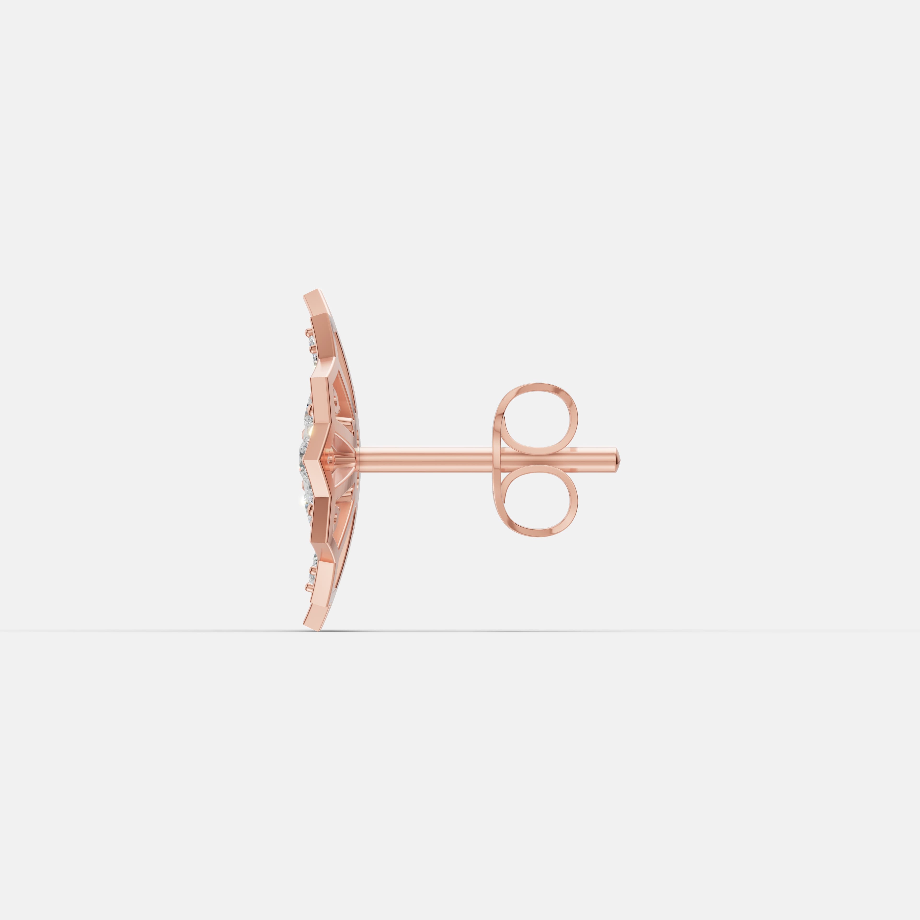 Nova Frame Diamond Studs - 4