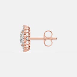 Sunburst Diamond Studs - View 4