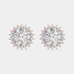 Sunburst Diamond Studs - View 1