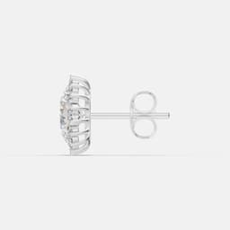 Sunburst Diamond Studs - View 4