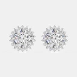 Sunburst Diamond Studs - View 1