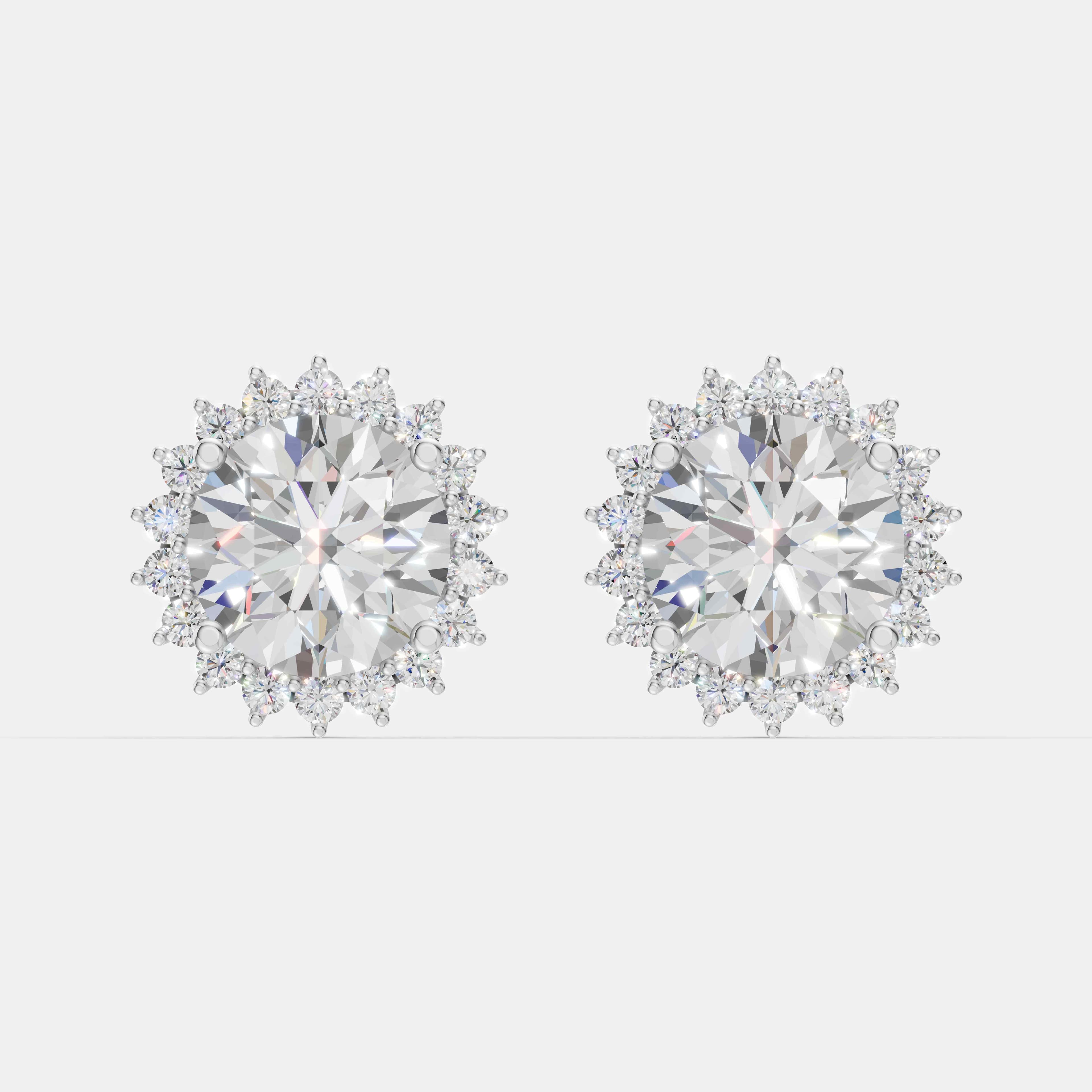 Sunburst Diamond Studs