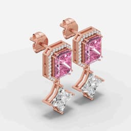 Blush of the Cosmos Earrings - View 3