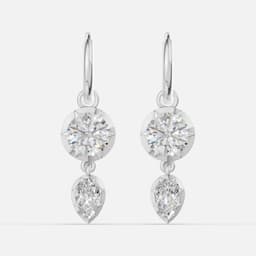 Twin Spark Diamond Drops - View 1
