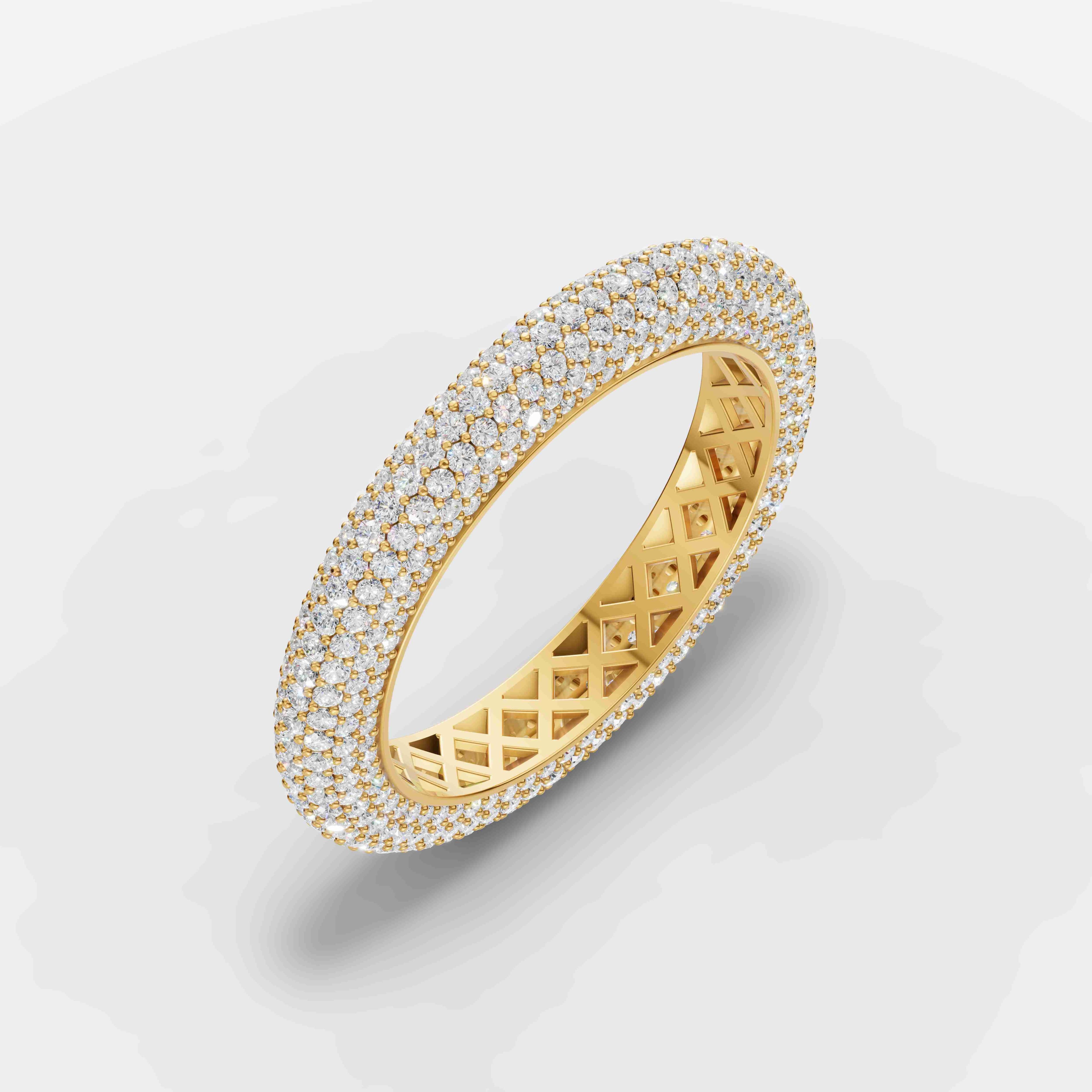 Midnight Mosaic Diamond Band