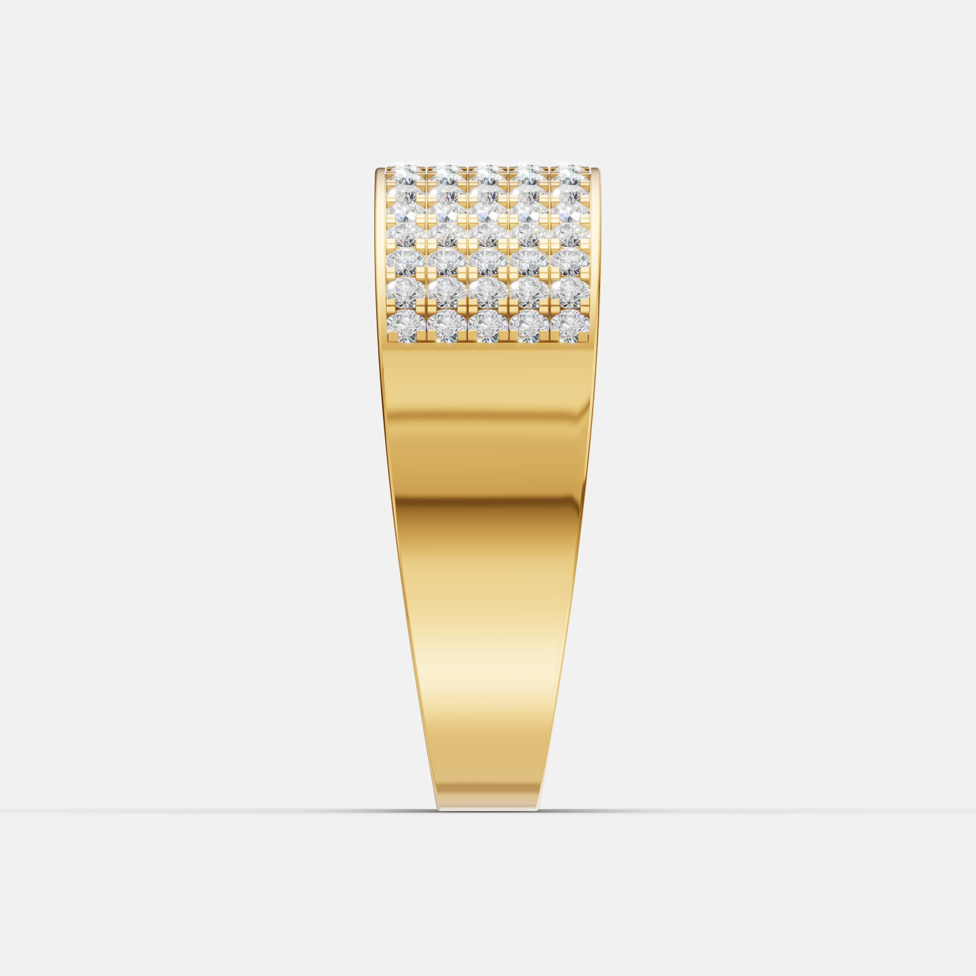 Regal Matrix Diamond Ring - 3