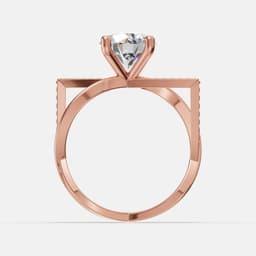 Infinity Cross Diamond Ring - View 2