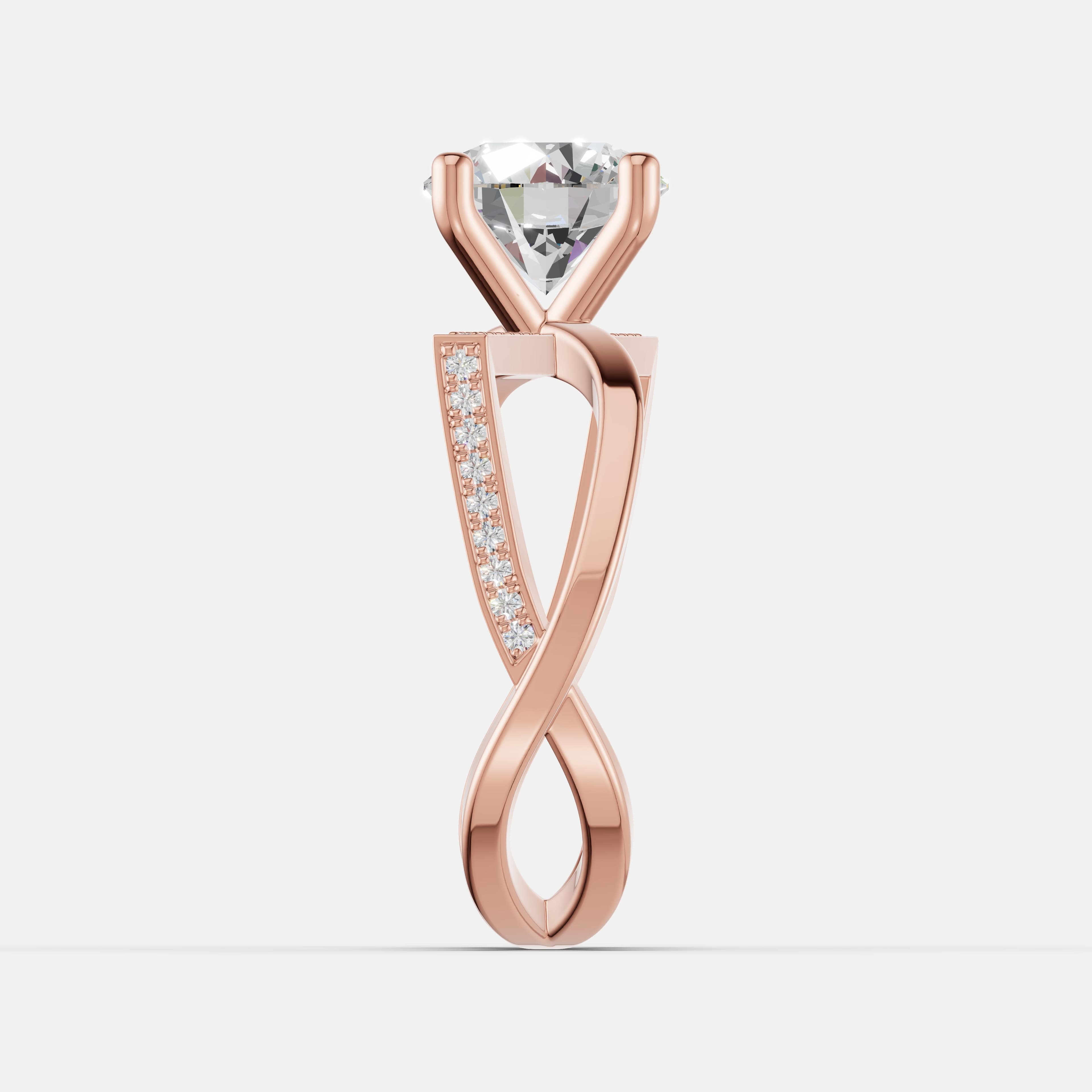 Infinity Cross Diamond Ring - 3