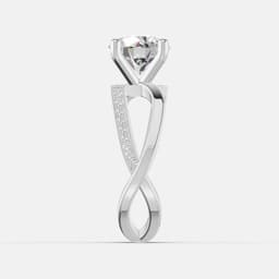 Infinity Cross Diamond Ring - View 2