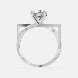 Infinity Cross Diamond Ring - View 1