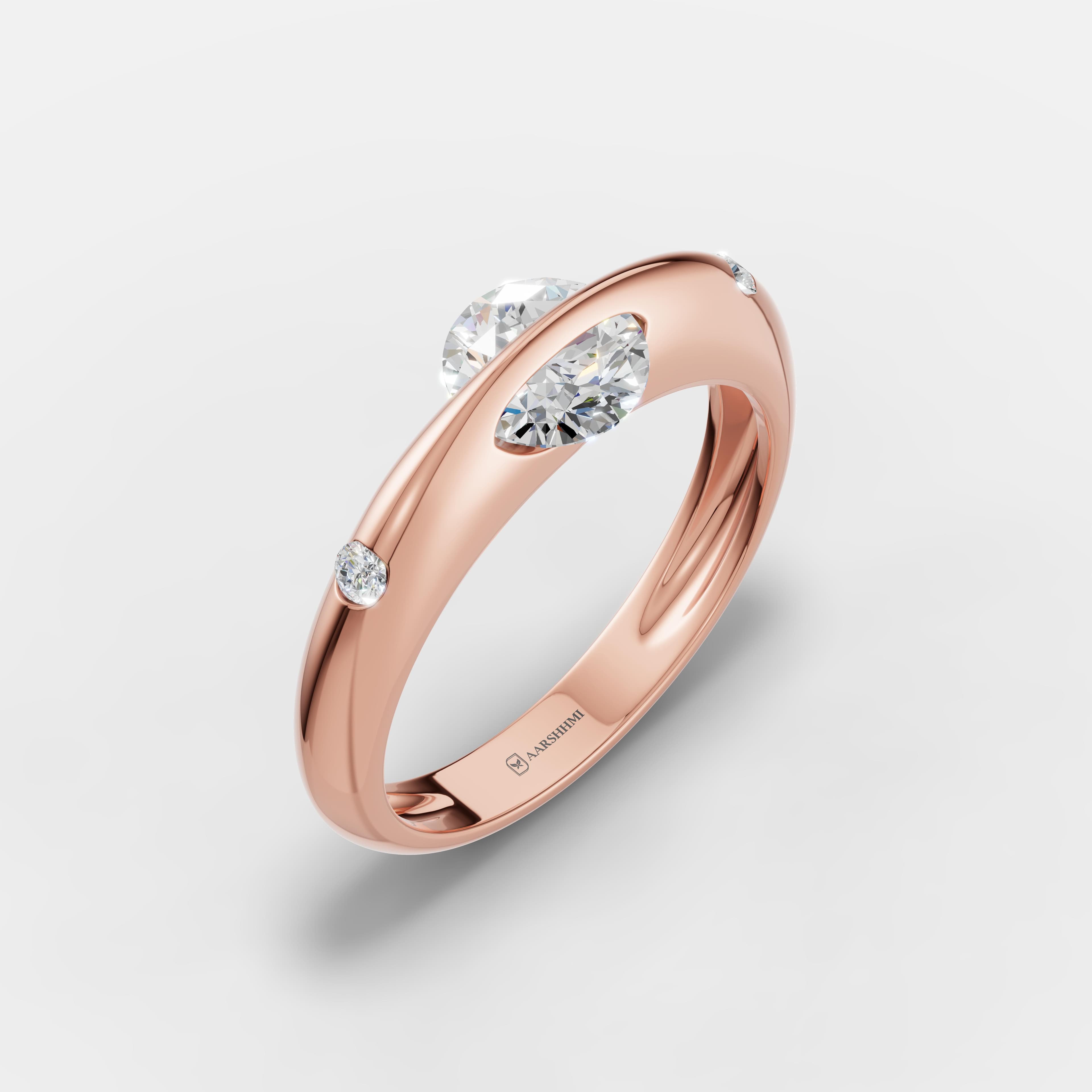 Rising Light Diamond Ring - 1