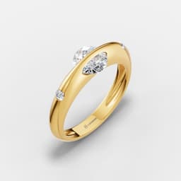 Rising Light Diamond Ring - View 1
