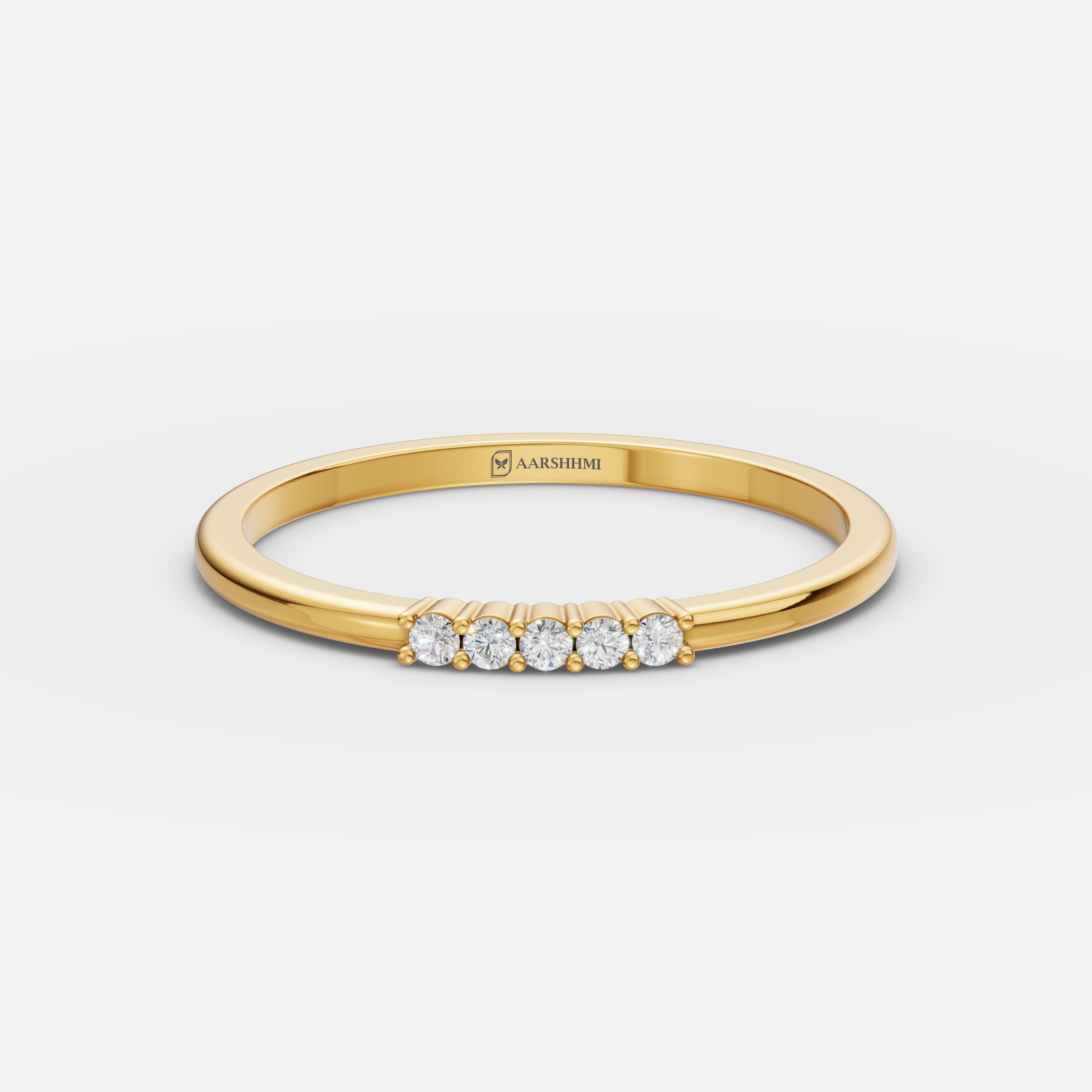 Starlite Diamond Band Ring - 5