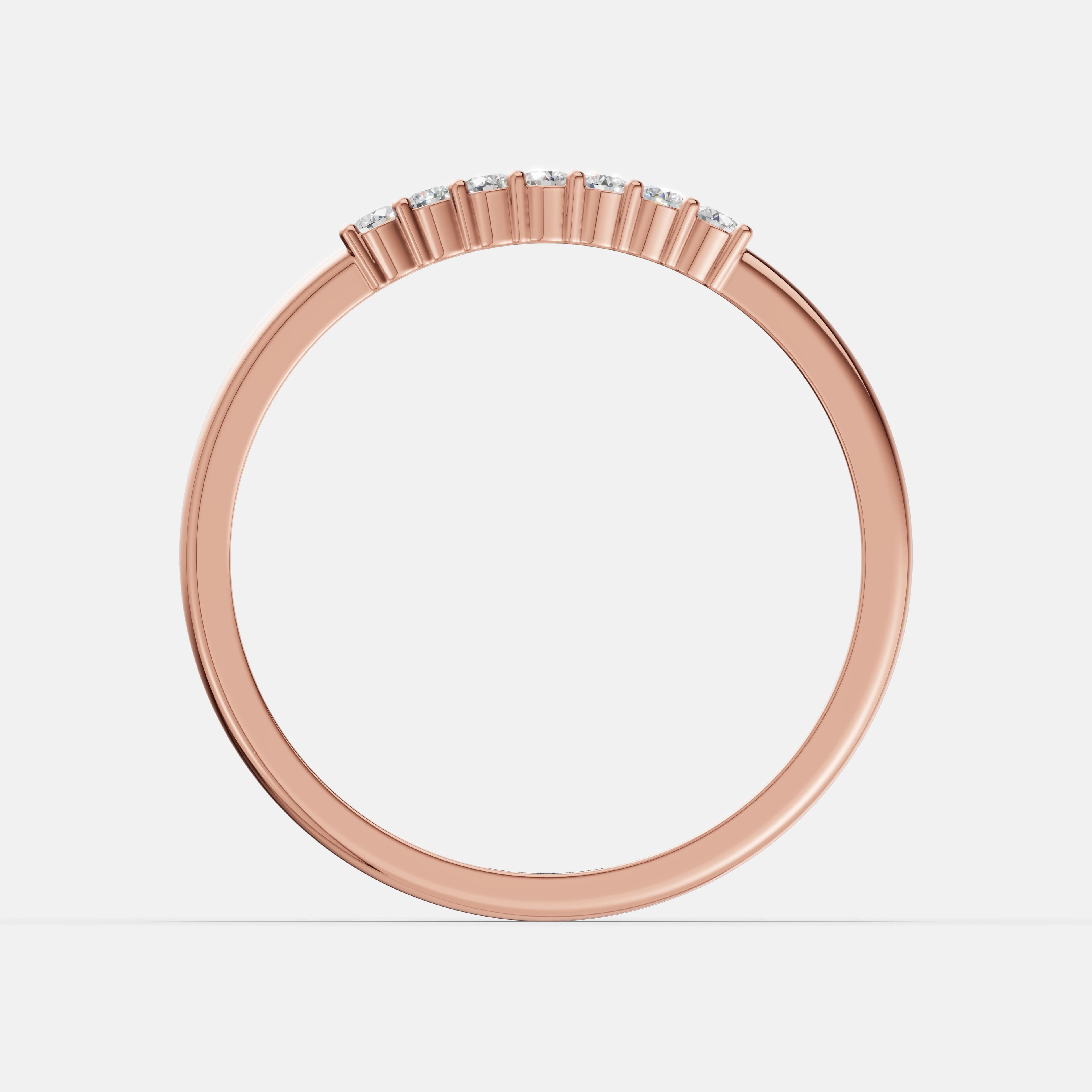 Celeste Diamond Band Ring - 4