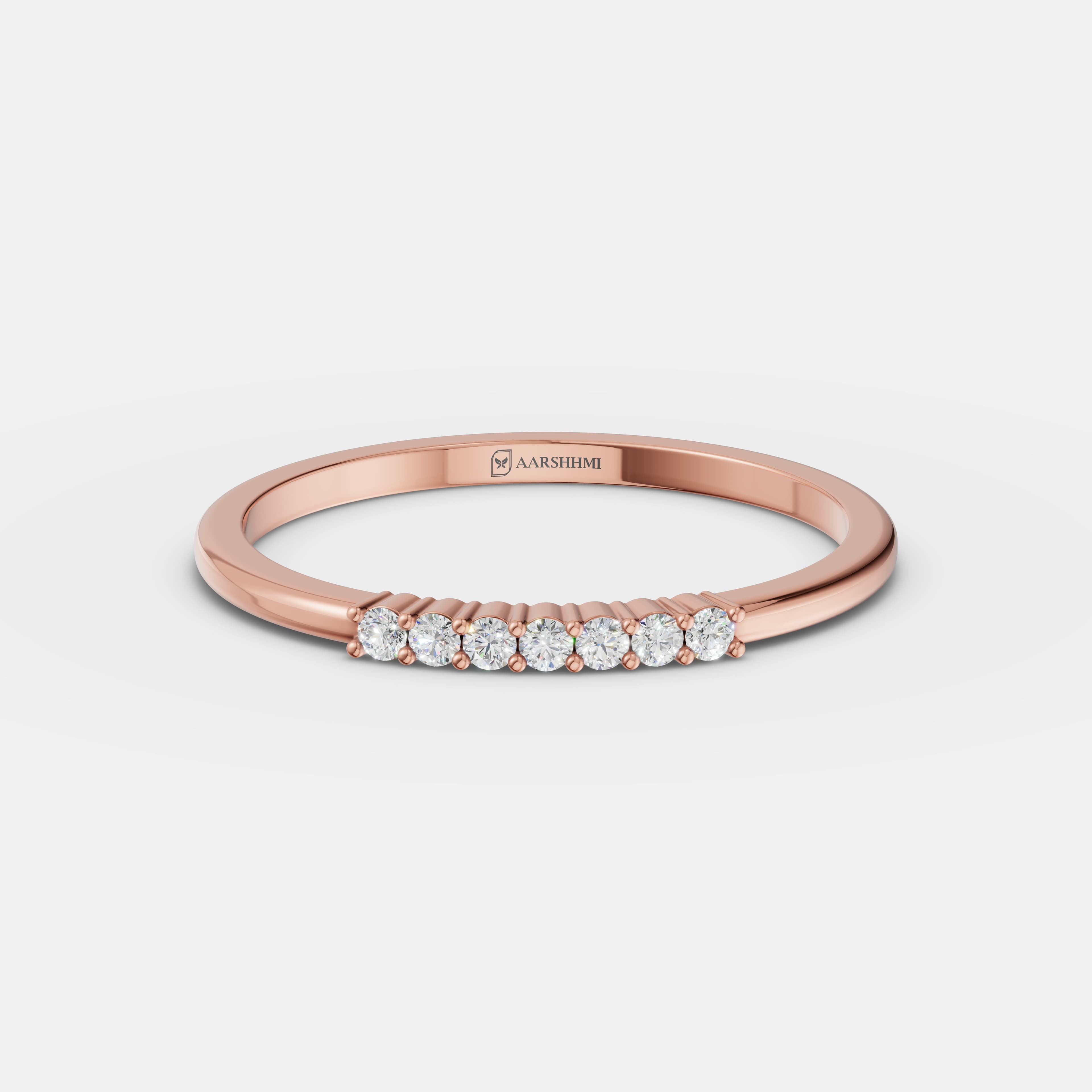Celeste Diamond Band Ring - 2
