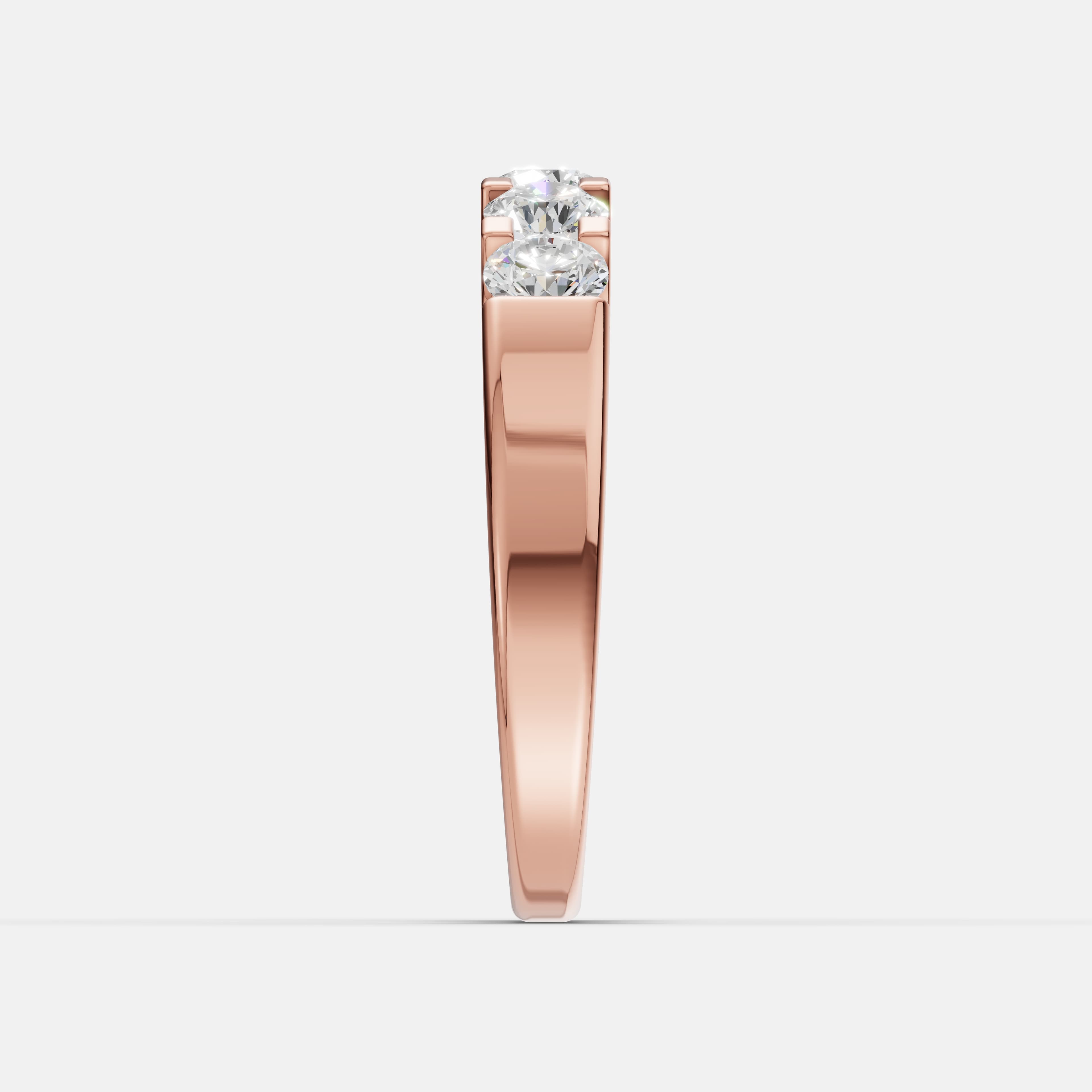 Eterna Glow Five Stone Diamond Ring - 3