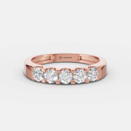 Eterna Glow Five Stone Diamond Ring - View 5