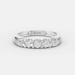 Eterna Glow Five Stone Diamond Ring - View 2